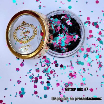 Glitter Mix Lovely Nails #7
