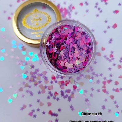 Glitter Mix Lovely Nails #9