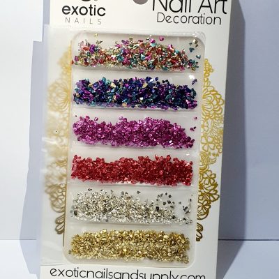 Blister Exotic Nails Concha nacar#3 mix metalico
