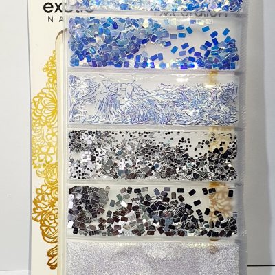 Blister Exotic Nails acetato confetti Mix