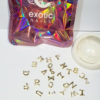 DIJE abecedario Dorado