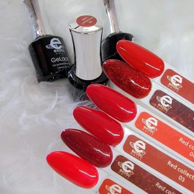 Gama Gelack Exotic Nails 6 tonos Red 9 ml