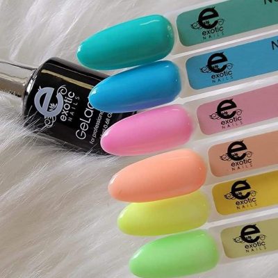 Gama Gelack Exotic Nails 6 tonos Pastel Neon 9ml