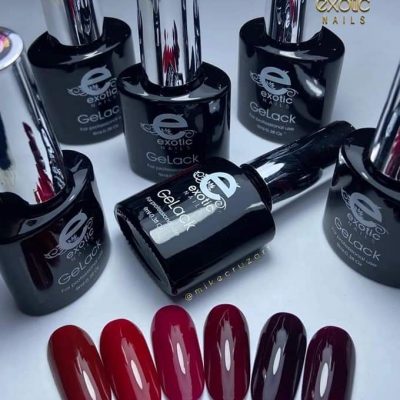 Gama Gelack Exotic Nails 6 tonos Wine 9 ml