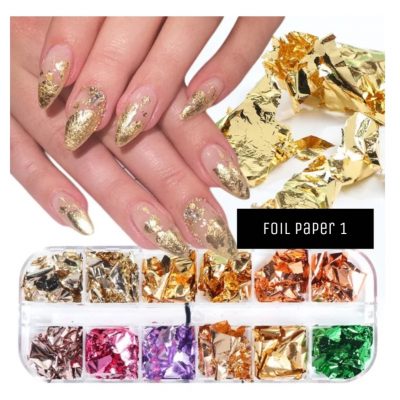 Hoja de oro Exotic Nails
