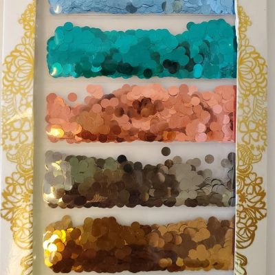 Blister Exotic Nails Círculos metalicos