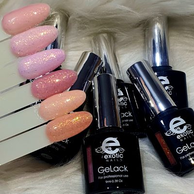 Gama Gelack Exotic nails Nude Flakes 9ml