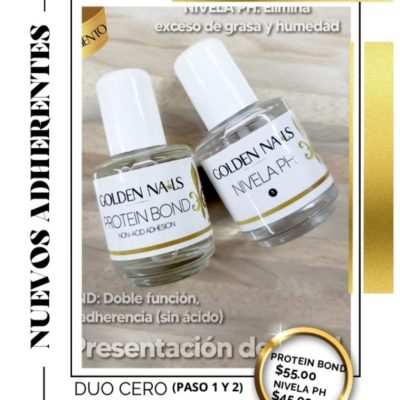 Duo cero desprendimiento Golden Nails