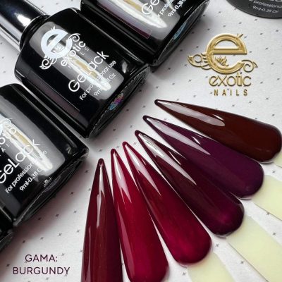 Gama Gelack Exotic Nails Burgundy NUEVA 9 ml