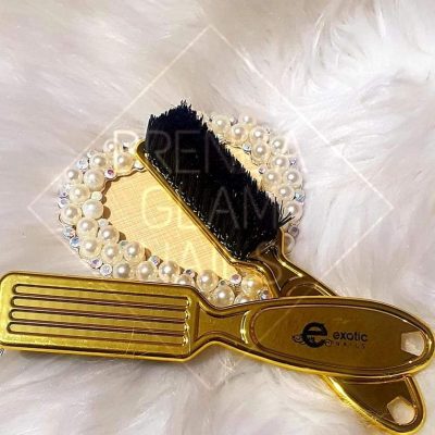 Cepillo dorado Exotic Nails