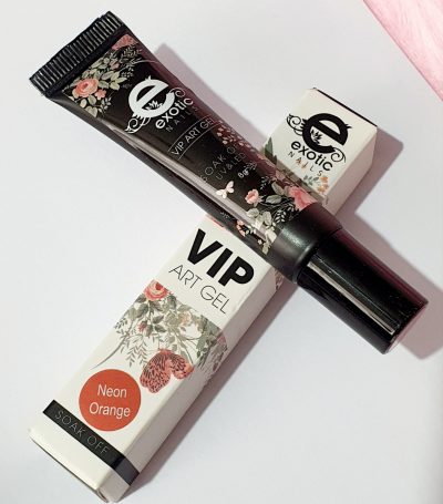 Vip Art Gel Neon Orange Exotic Nails