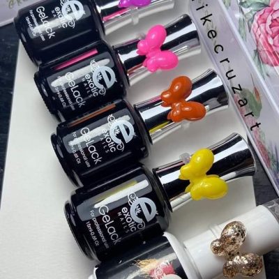 Muestrario de anillo con mariposa Cristal