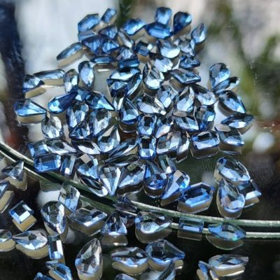 Cristal Mix Lovely Nails Figuras  Azul Cielo
