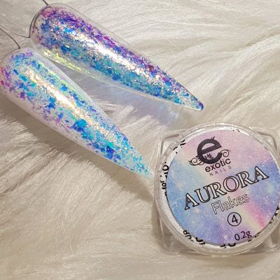 Aurora Flake #4 Exotic Nails