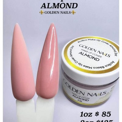 Make Up Cover Golden Nails Almond 1 oz