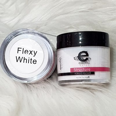 Acrilico Exotic Nails Flexy White 1 oz
ideal  para 3d