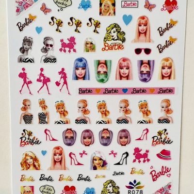Stiker Barbie Colores #3