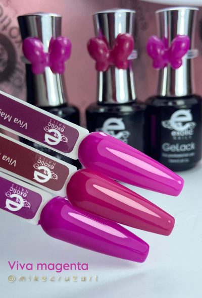 Gama Gelack Exotic Nails ,3 tonos de 15 ml