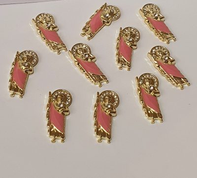 Dije de San Judas Manto Rosa