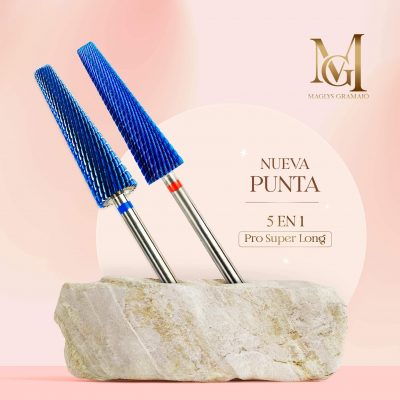 Punta Maglys Gramajo 5 en 1 Pro Xl banda roja grano fino - Imagen 2