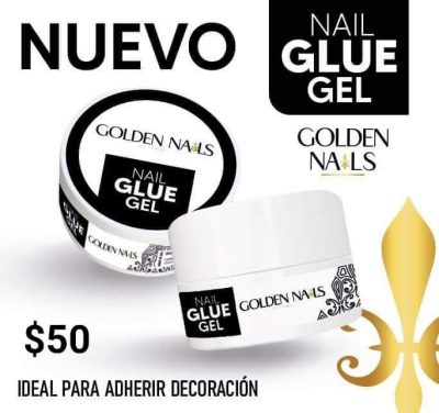 NUEVO Glue Gel Golden Nails