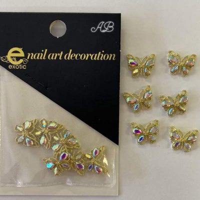 Dije Exotic Nails Mariposa Tornasol ab