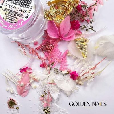Antología floral #3 Golden Nails