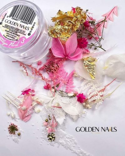 Antología floral #3 Golden Nails