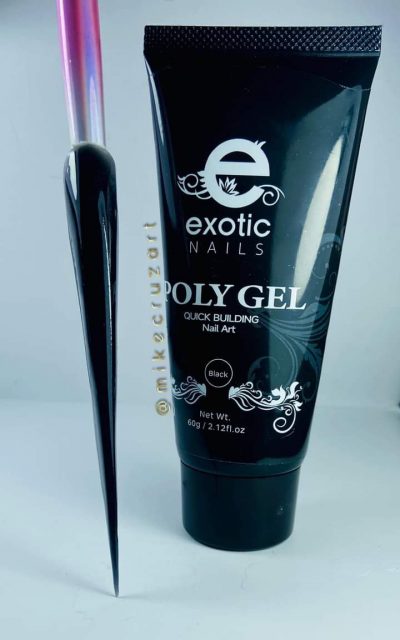 Polygel Exotic Nails Negro tubo 60 gr
