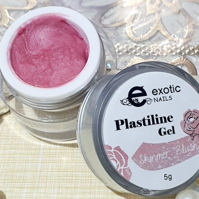 Plastiline Gel Exotic nails NUEVO Color Shimmer Blush