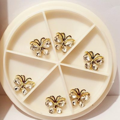 Dije Exotic Nails Carrusel Mariposas
