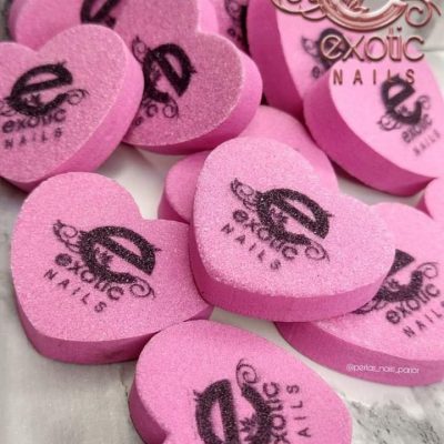 Mini spongee Corazon Exotic Nails set de 12 piezas