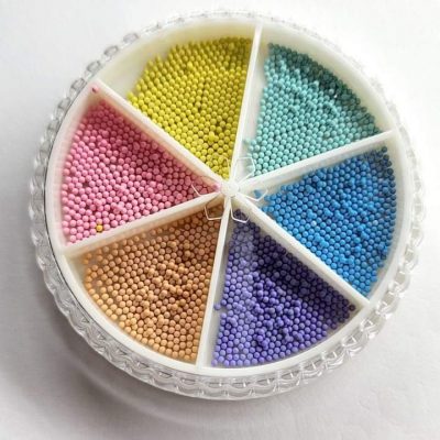 Balines pastel Lovely Nails 1mm