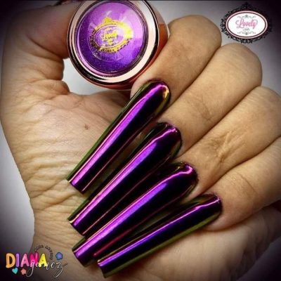 Pigmento Multicromatico Morado Cobrizo Lovely Nails