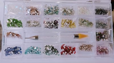 Caja de Cristal Mix de colores Exotic Nails - Imagen 2