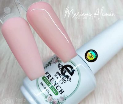 Gel French Exotic Nails #29