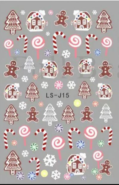 Stiker Navideño Galleta
