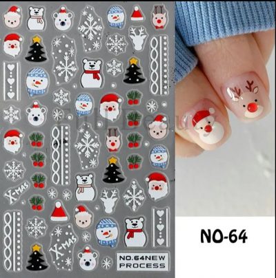 Stiker Navideño Muñeco de nieve