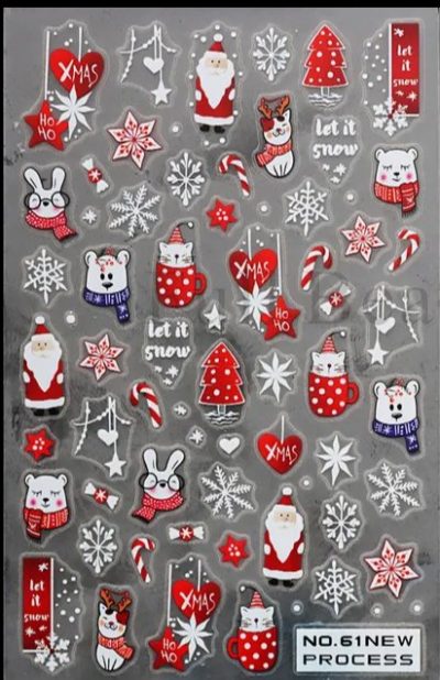 Stiker Navideño Tacita
