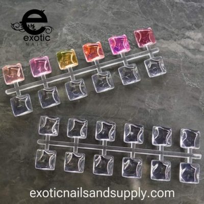Display de gemas en forma de cuadro muestrario Exotic Nails
