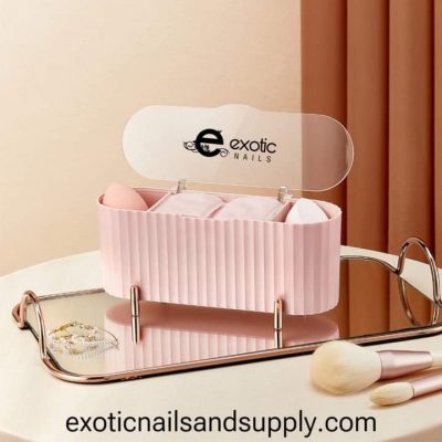 Caja para accesorios y herramientas con tapa Exotic Nails