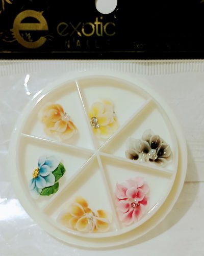 Flor 3d de Acrilico Exotic Nails