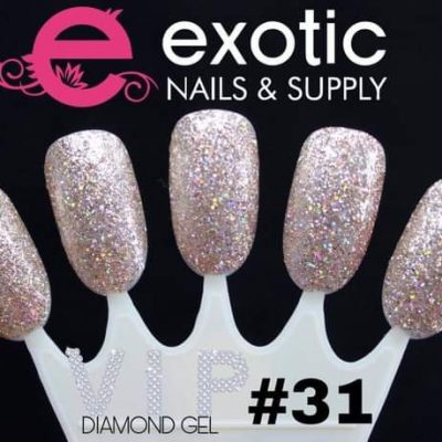 Vip Diamond Gel Exotic Nails #31