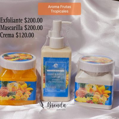 Luxury Spa Exotic Nails Kit Aroma Frutas Tropicales
