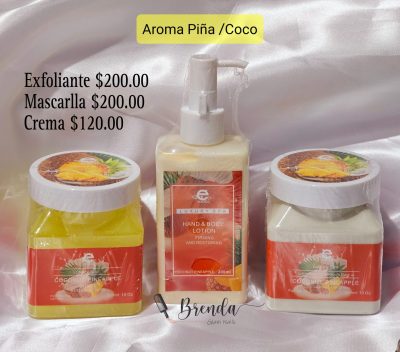 Luxury Spa Exotic Nails Kit Aroma Piña/coco