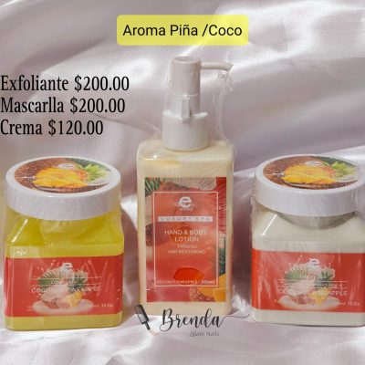 Luxury Spa Exotic Nails Kit Aroma Piña/coco