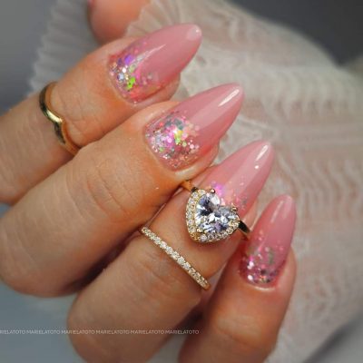 Anillo Exotic Nails De corazon