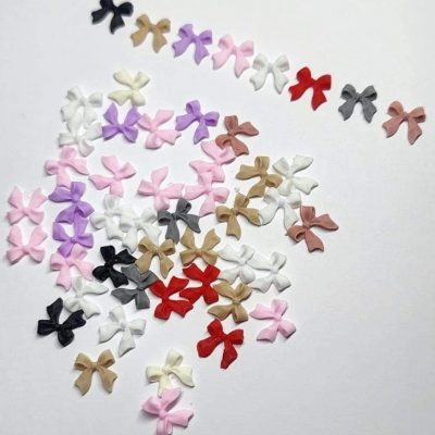 Set coquette moñitos multicolor Lovely Nails
