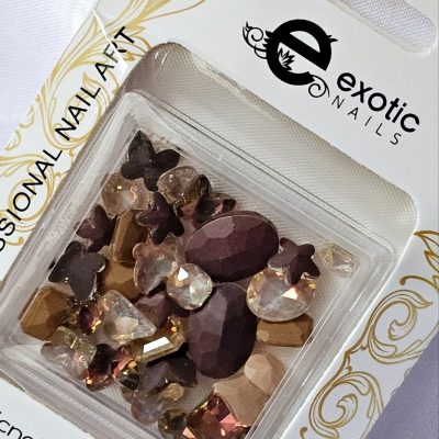 Mix de Cristales Capuchino Exotic Nails