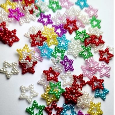 Aros de estrella Colores mixtos Lovely Nails
